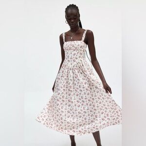 For Love & Lemons Etienne midi dress